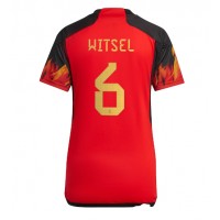 Belgien Axel Witsel #6 Hjemmebanetrøje Dame VM 2022 Kortærmet